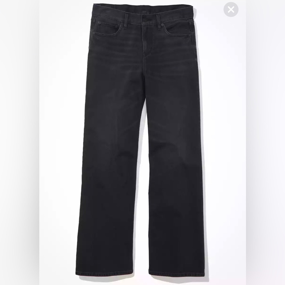 Low rise baggy black jeans brand new - sold out online